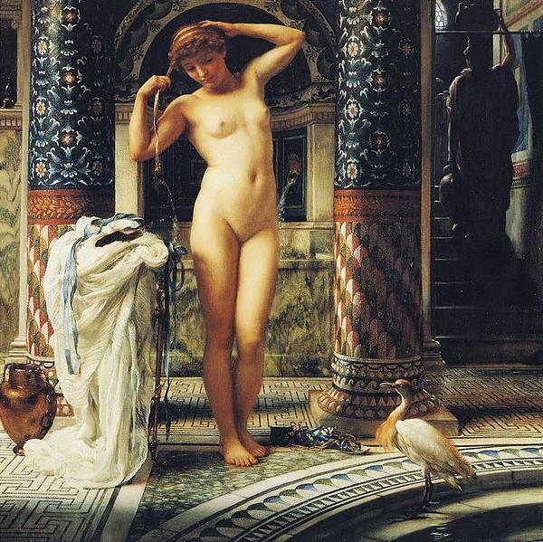 Poynter, Sir Edward John Diadumene oil painting picture